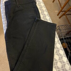 Chico’s Girlfriend Ankle Black Denim Jeans